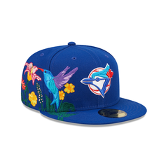 Royal blue toronto blue jays blooming gray bottom new era fifty fitt â exclusive fitted inc