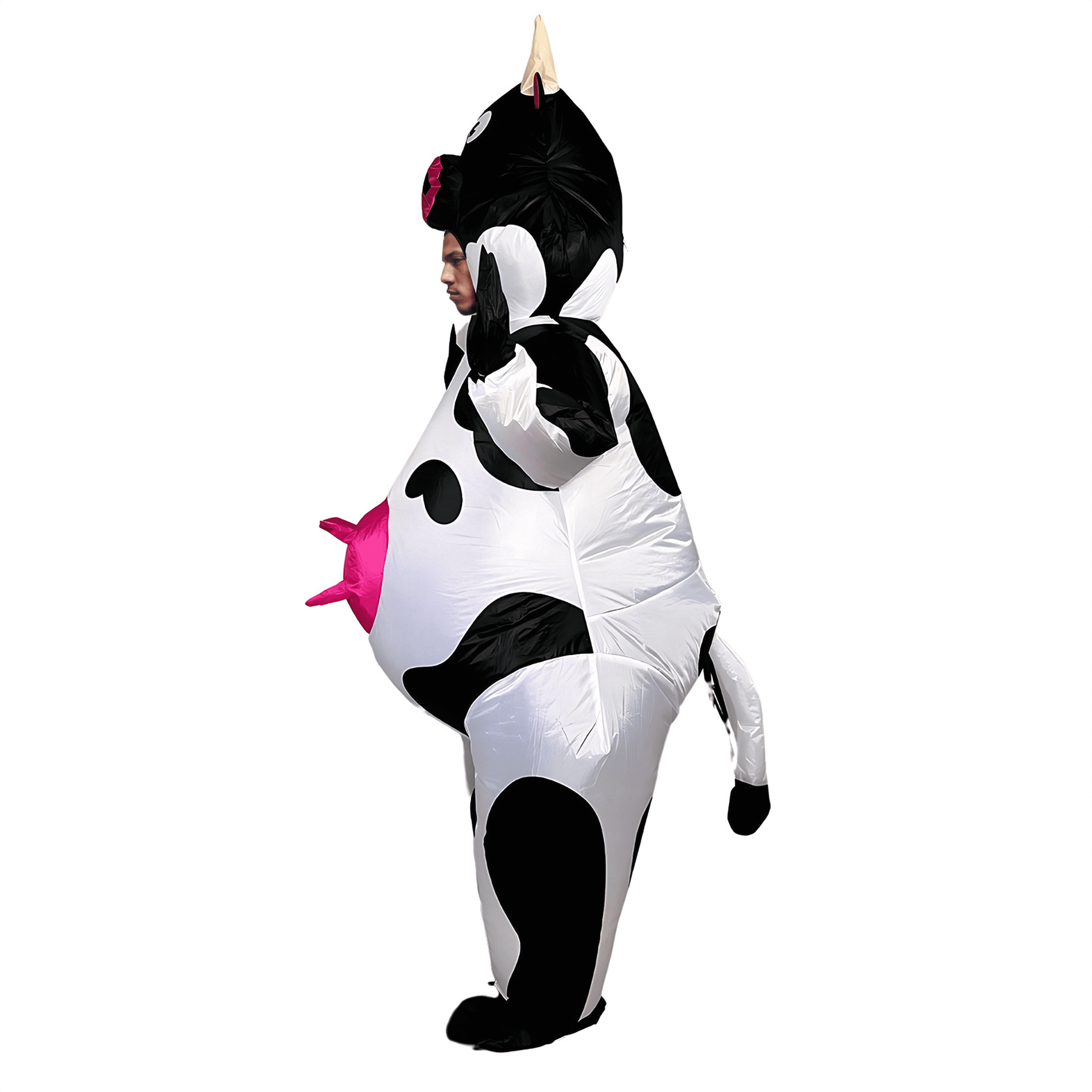 Party hoot inflatable adult cow costume halloween cosplay dress