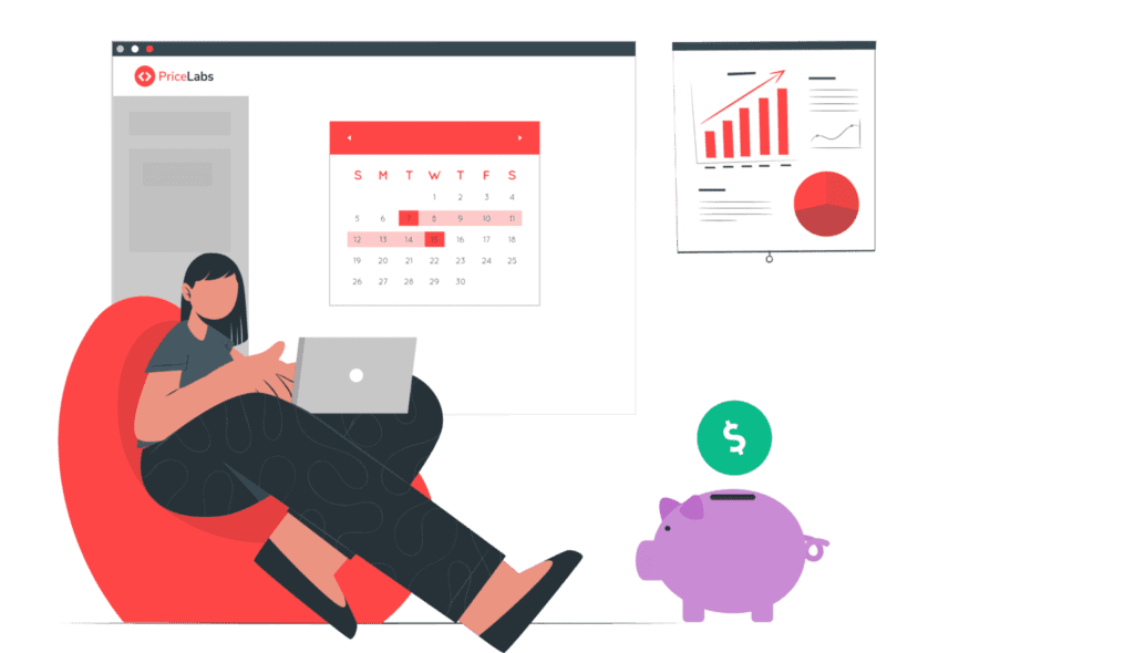 This month calendar adds key booking data far