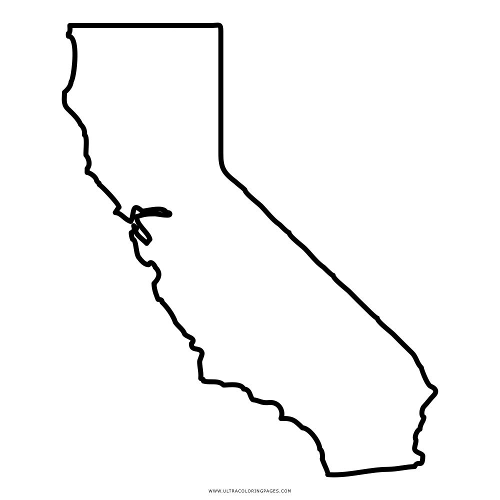 California coloring page