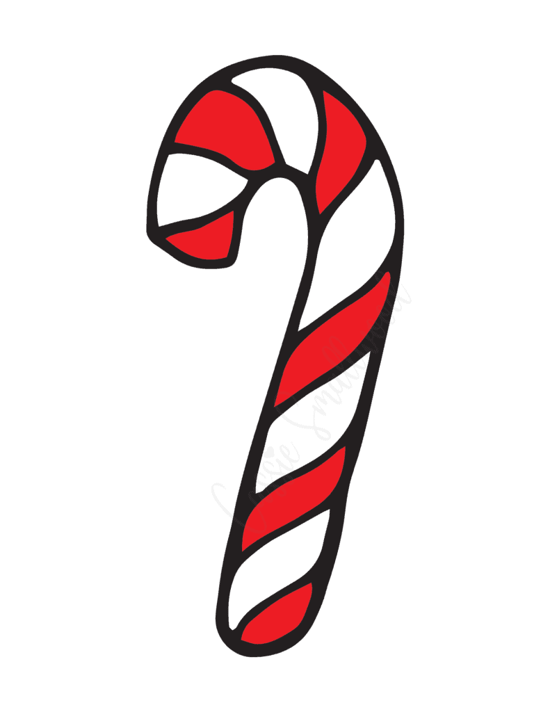 Awesome candy cane templates