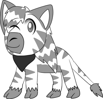 Uppercase z the zebra by rainbow