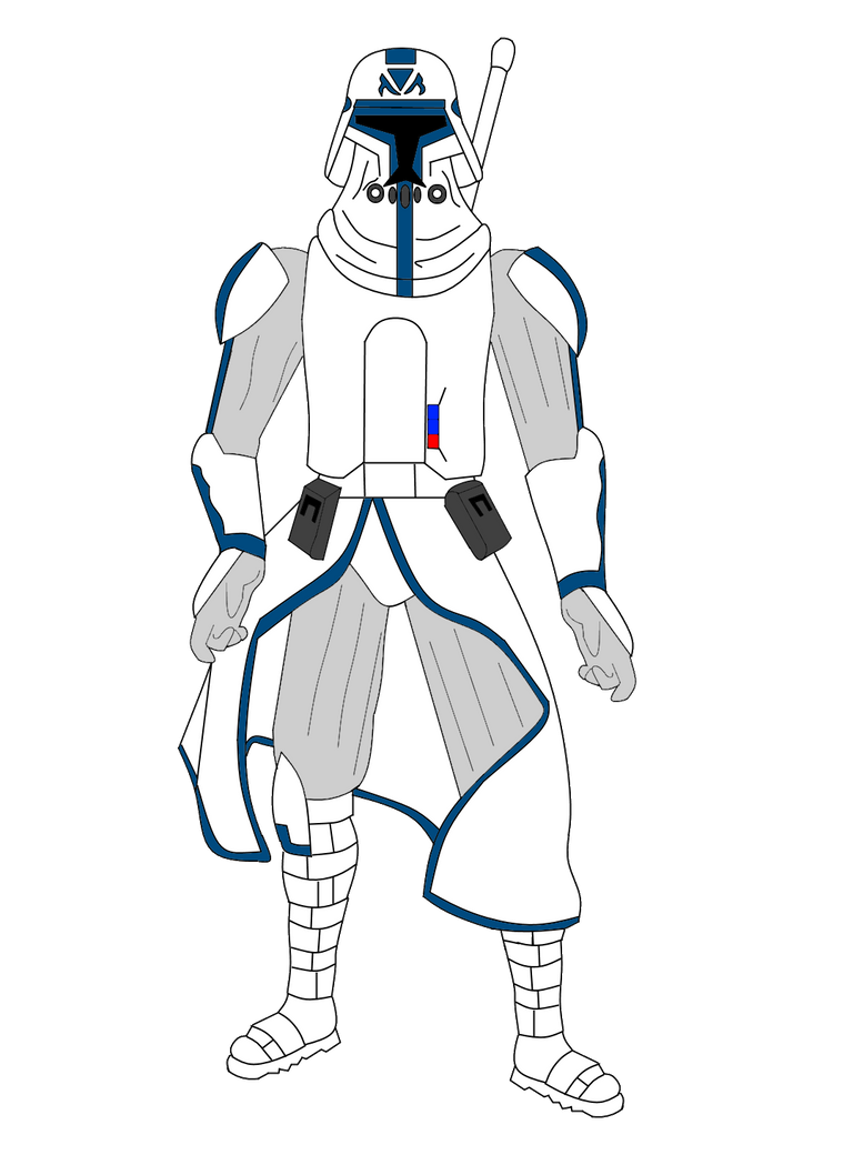 Captain rex snow armor phase by fbombheart on
