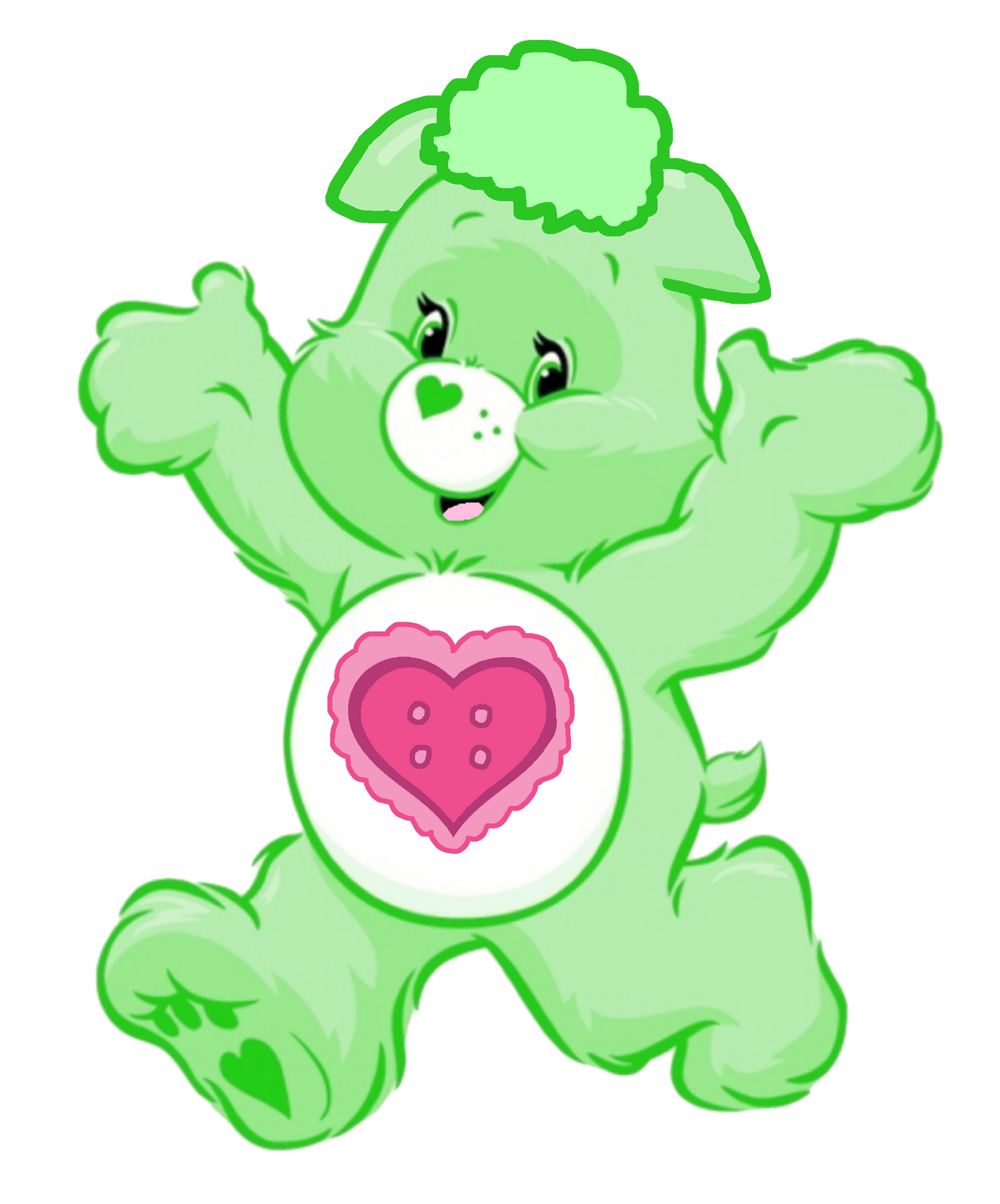 Care bears gentle heart lamb happy pose d by joshuat on