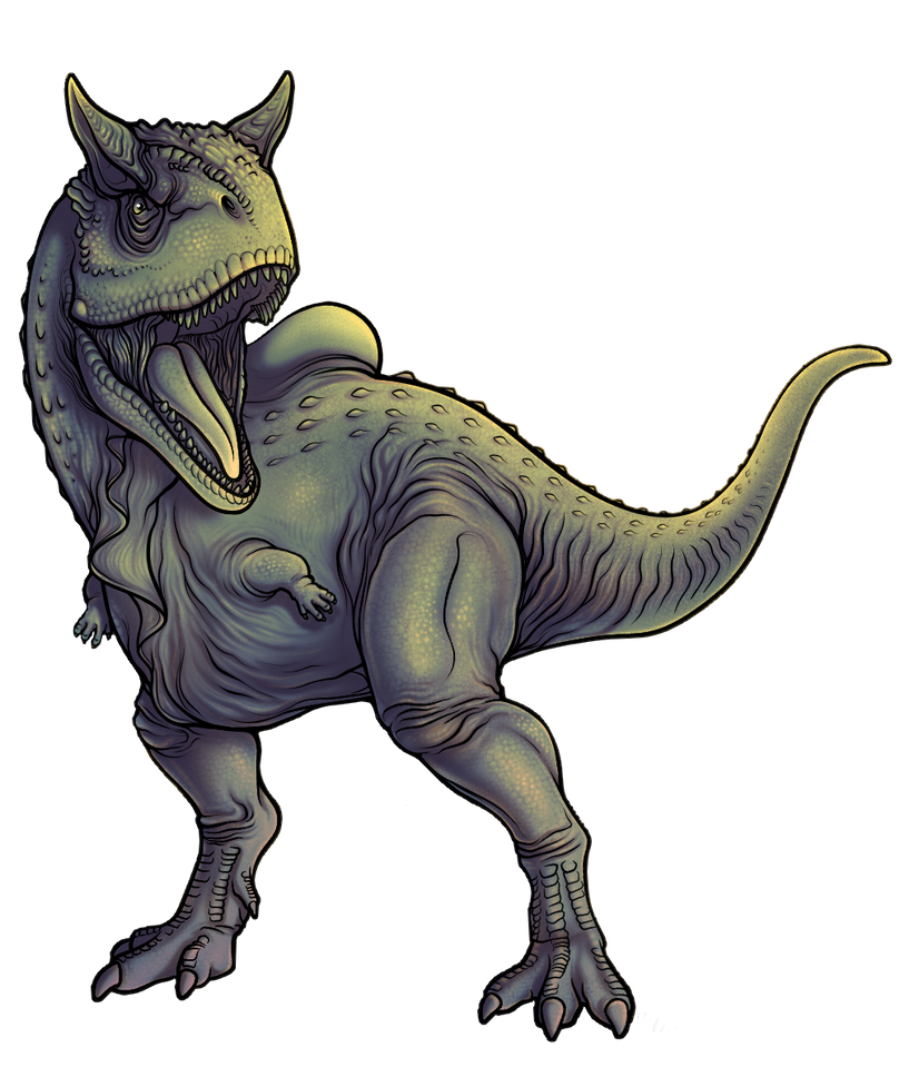 Carnotaurus coloring page