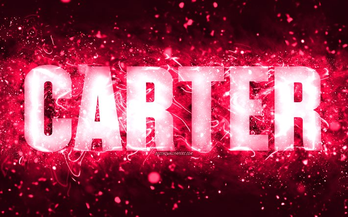 Download wallpapers happy birthday carter k pink neon lights carter name creative carter happy birthday carter birthday popular american female names picture with carter name carter for desktop free pictures for desktop