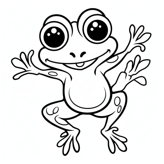 Frog drawing