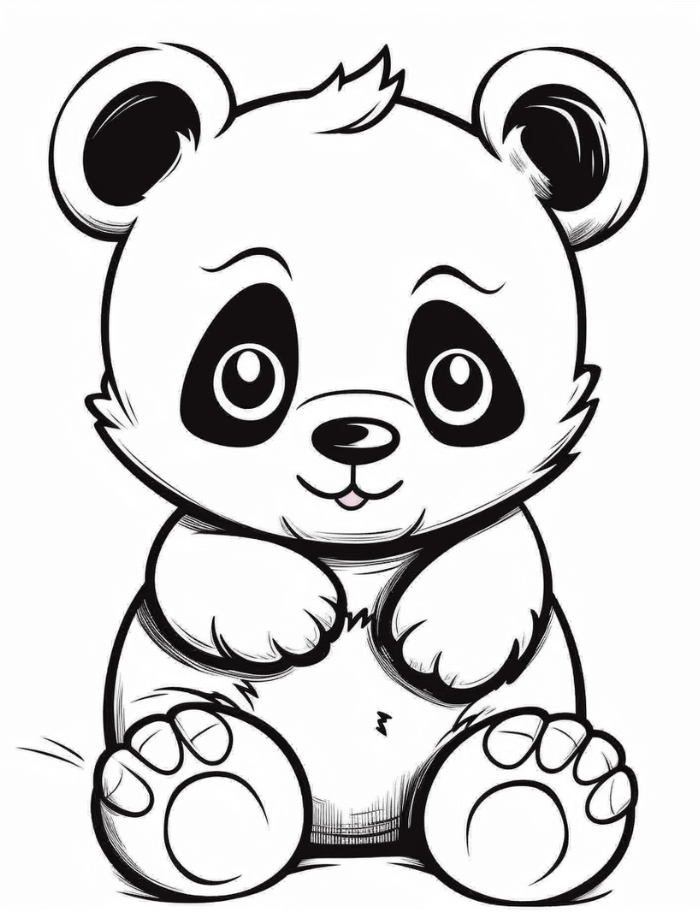 Panda coloring pages panda coloring pages cute coloring pages cartoon coloring pages