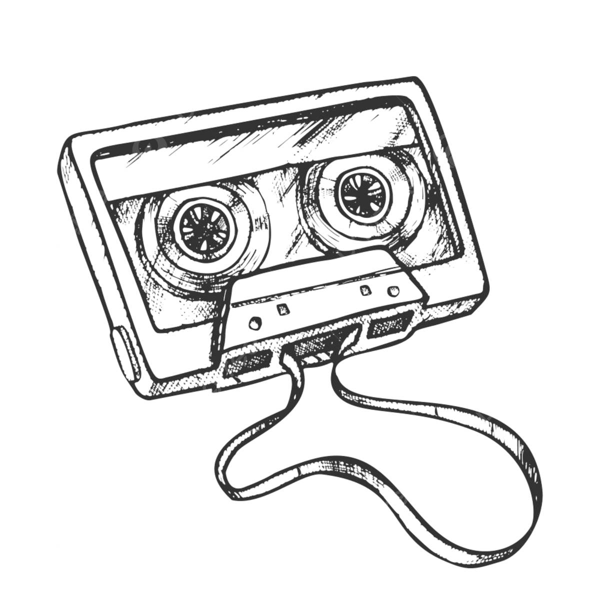 Cassette tape png vector psd and clipart with transparent background for free download