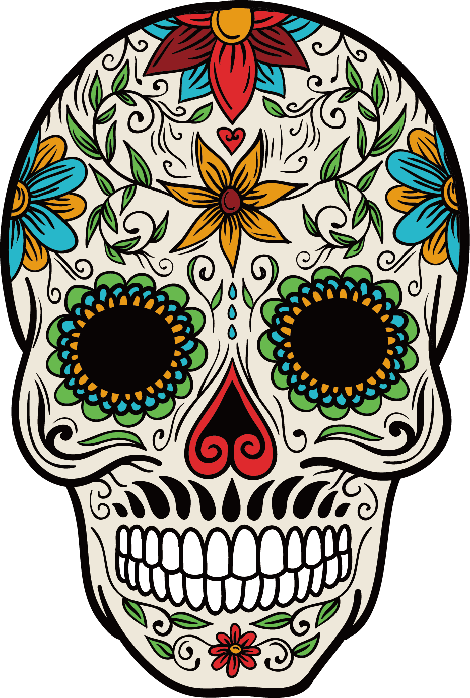 Cuisine mexican skull mexico color calavera la mexican skull art sugar skull painting sugar skull artwork
