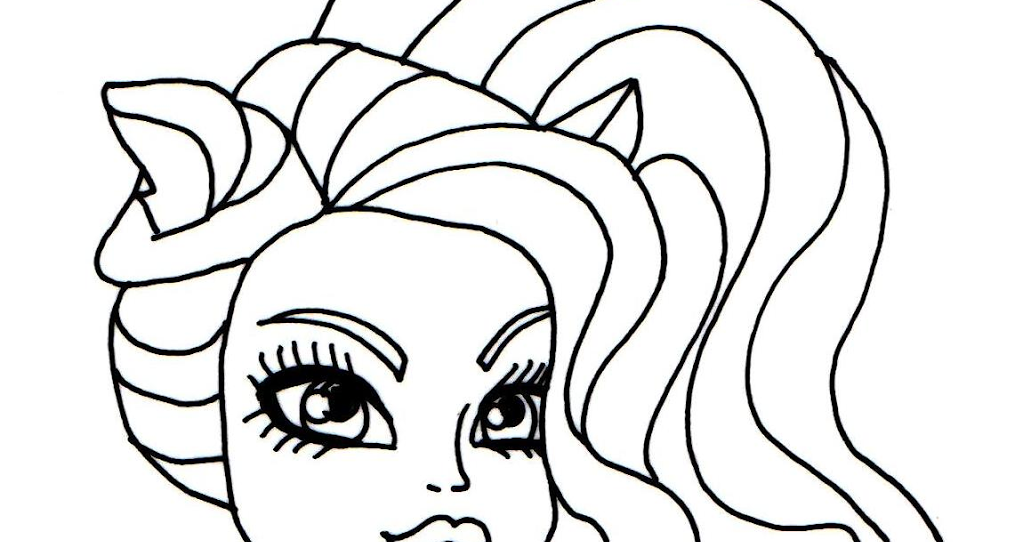Free printable monster high coloring pages clawdeen wolf hauntlywood monster high coloring page