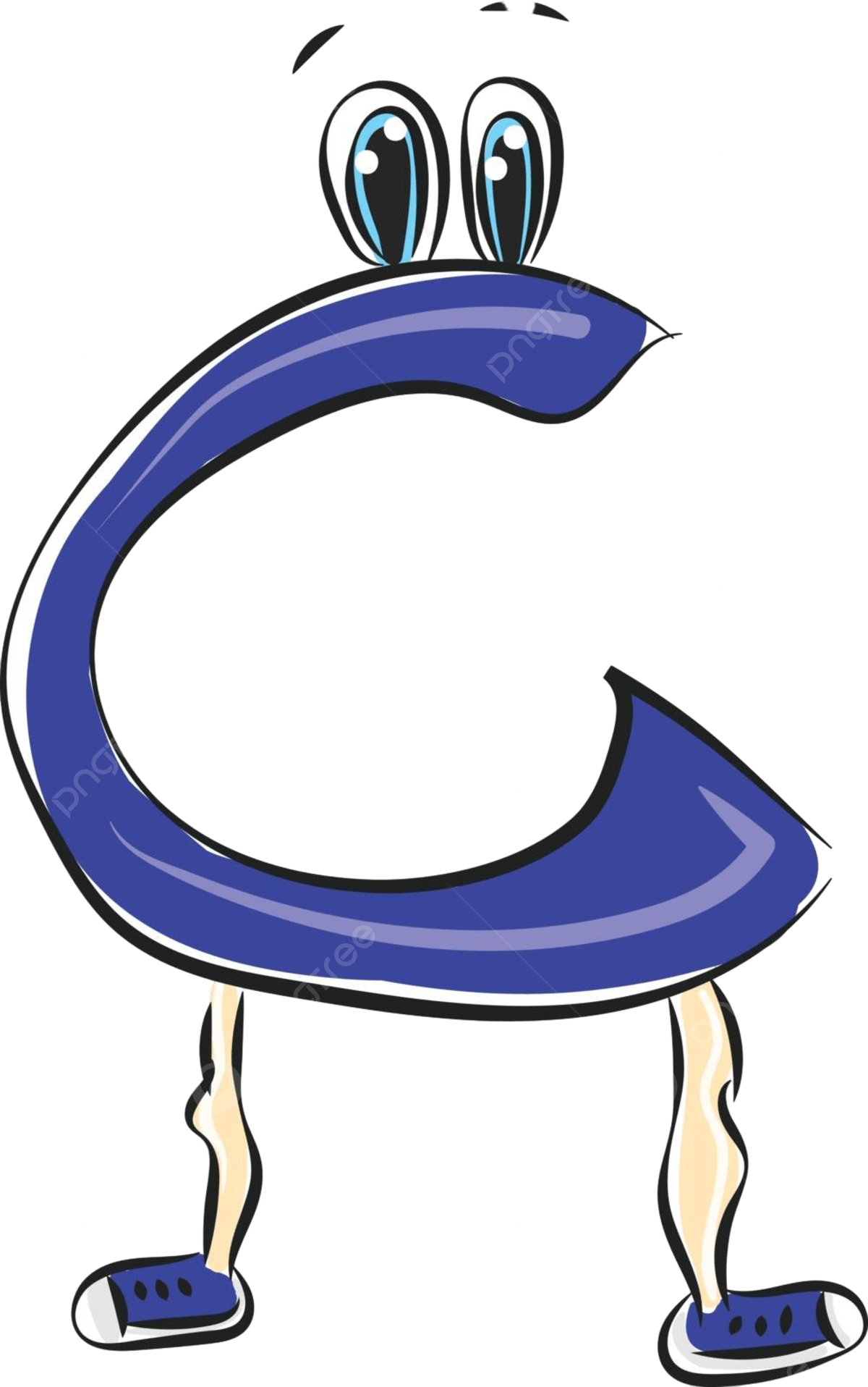 Vector or color illustration of the letter c alphabet emoji vector drawing illustration representing png and vector with transparent background for free download