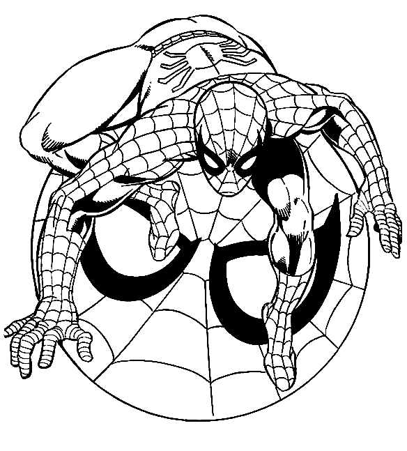 Spiderman coloring pages