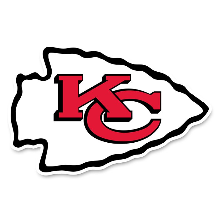 Kansas city chiefs nfl logo sticker