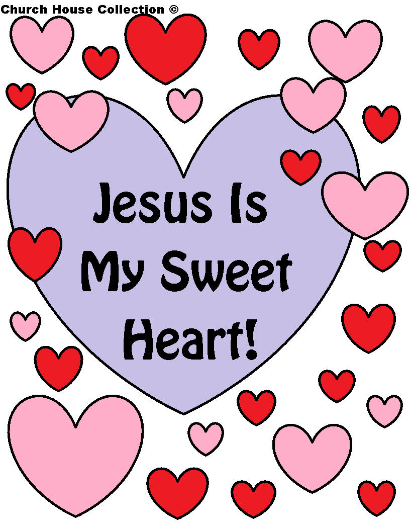 Church house collection blog jesus is my sweet heart coloring page for sunday school or childrens church