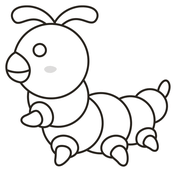 Dibujos de hemãpteros pulgones para colorear