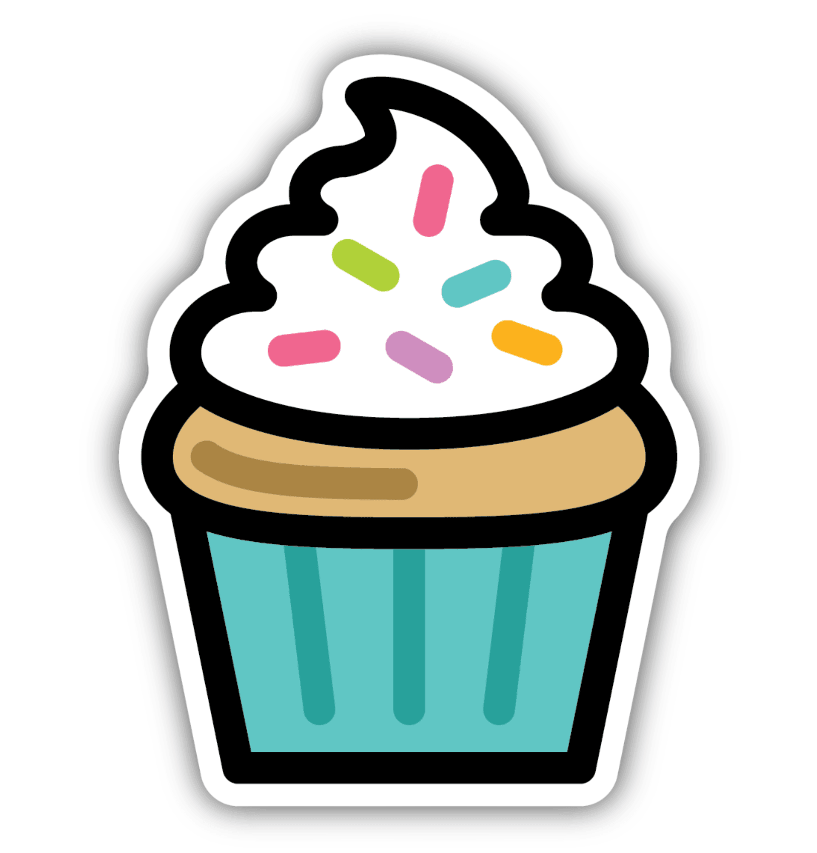 Cupcake sticker â vintage soul