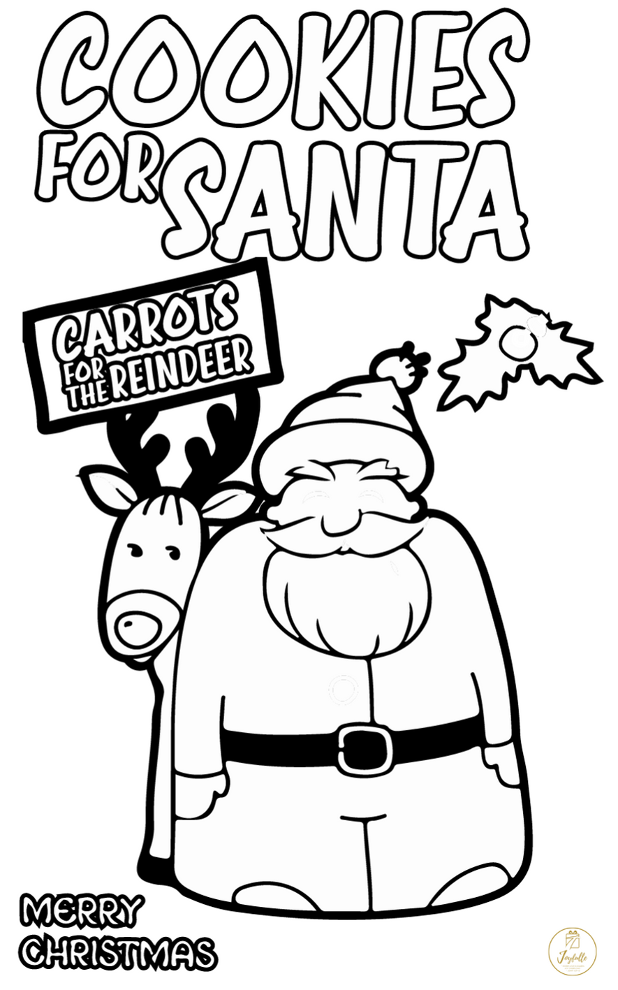 Printables cookies for santa greeting cards pdf
