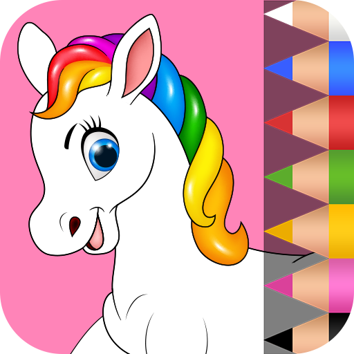 Unicorn coloring book for kids