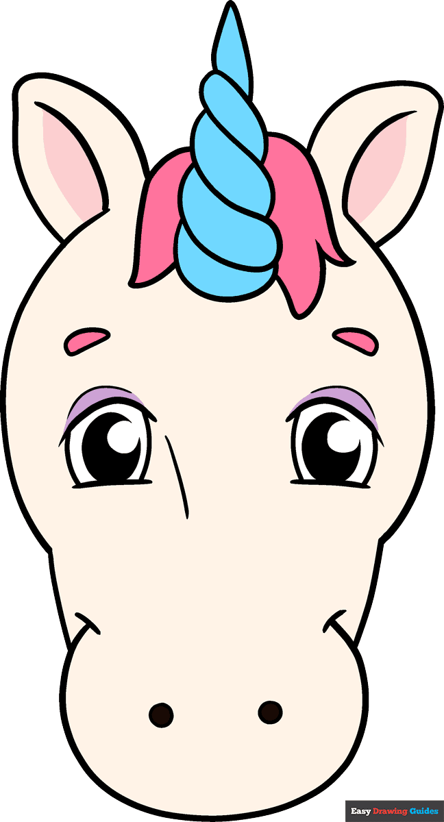 Easy unicorn drawing tutorials for kids