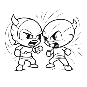 Fight sketch png vector psd and clipart with transparent background for free download