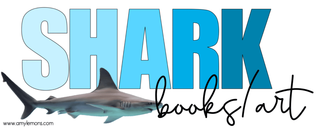 Shark books and art activities