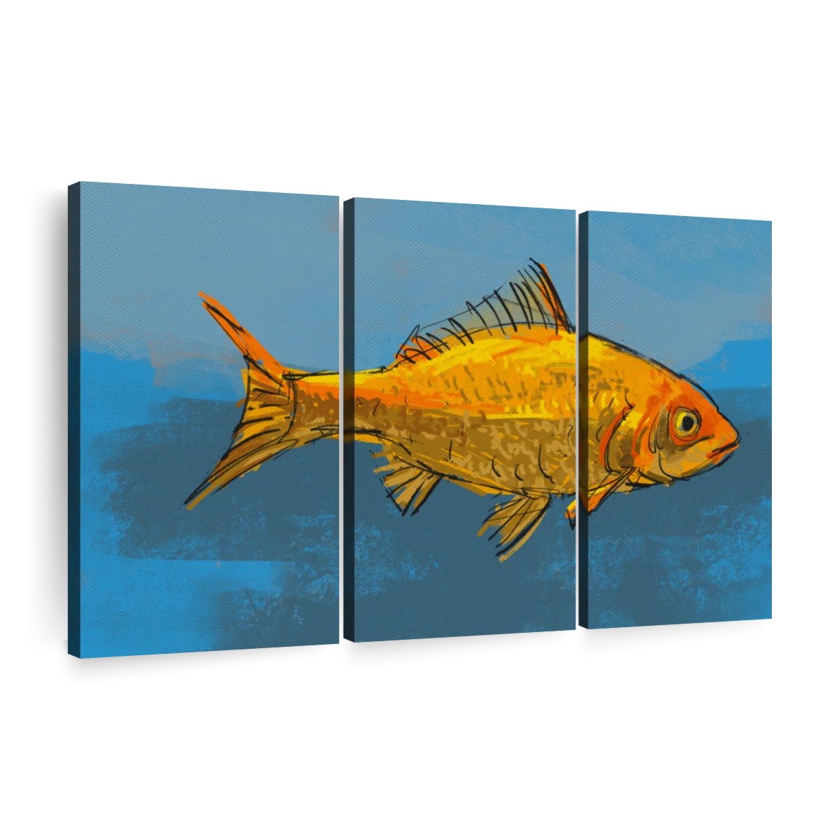 Aquarium fish wall art paintings drawings photograph art prints