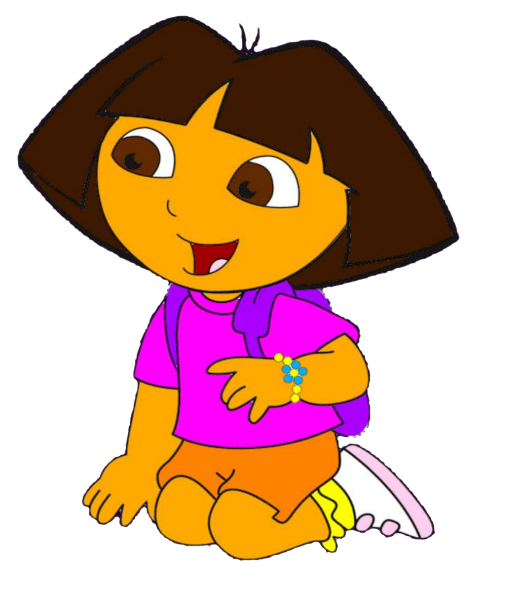 Dora with a starfish by kaylor on