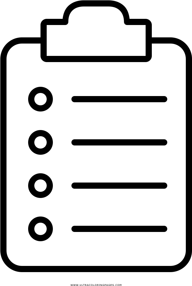 Clipboard coloring page