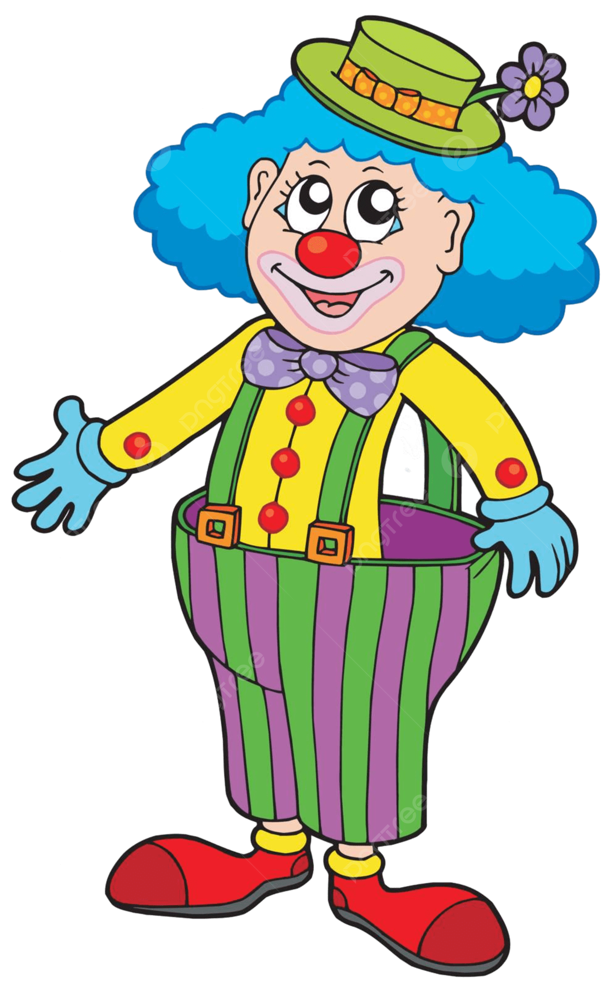 Funny clown vector art png images free download on