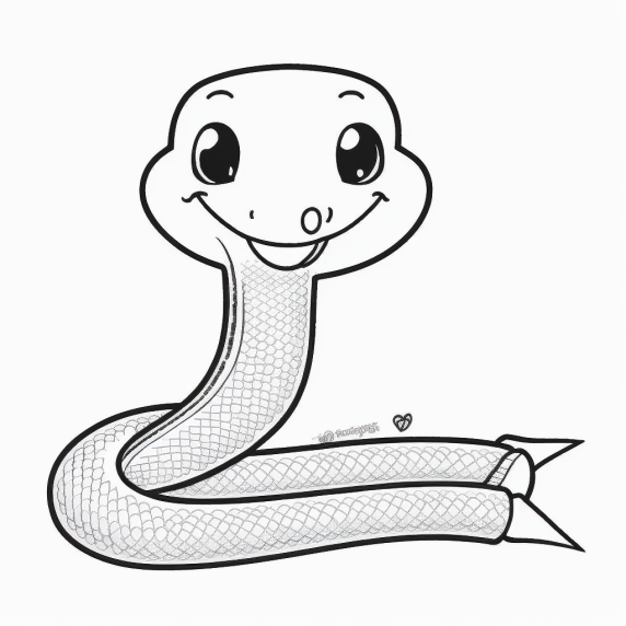 Snake drawing
