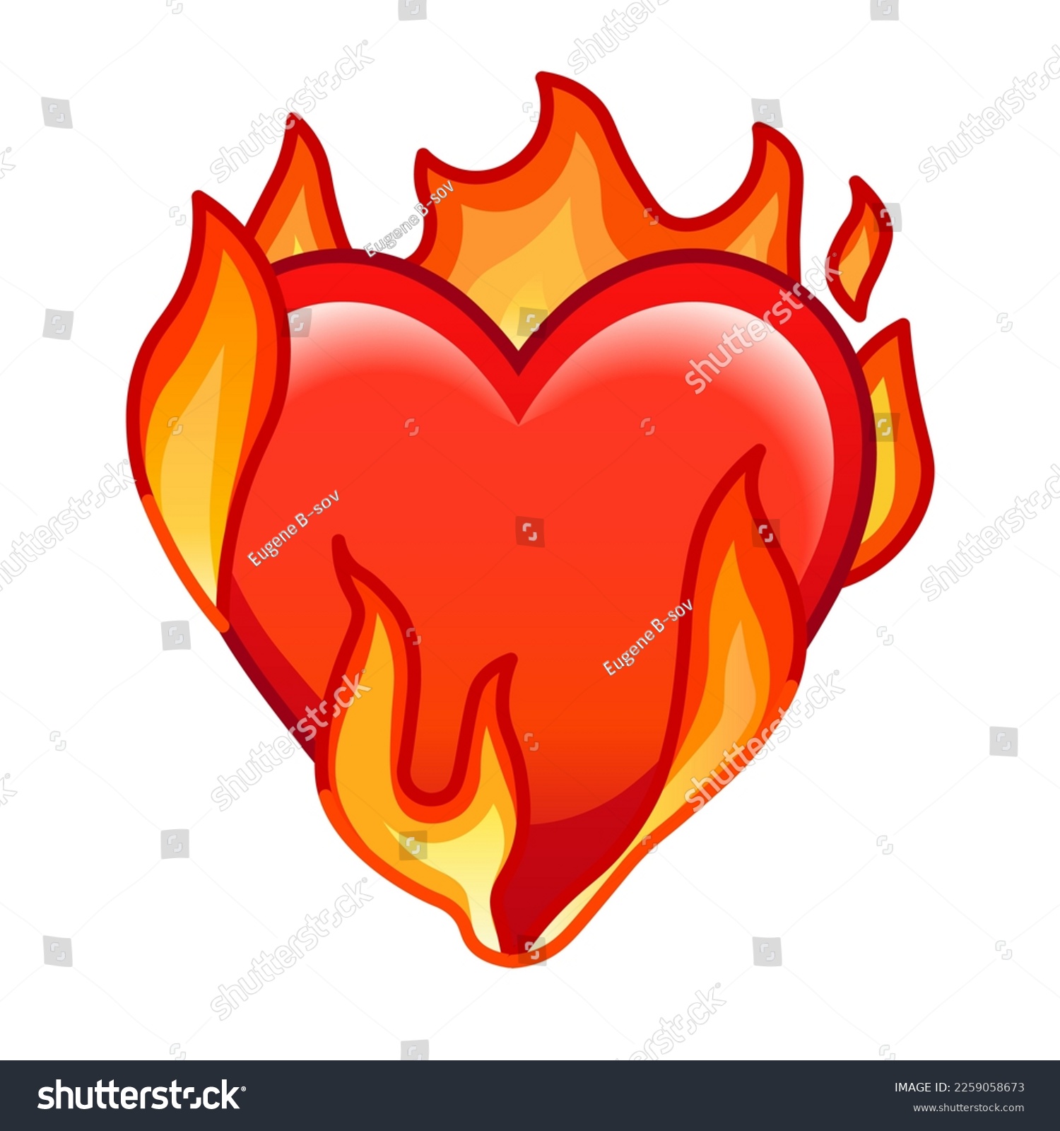 Heart fire photos and images