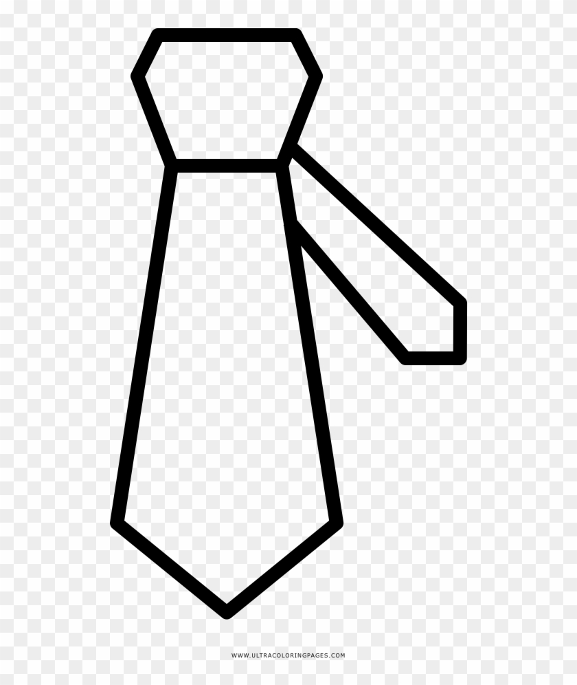 Necktie coloring page