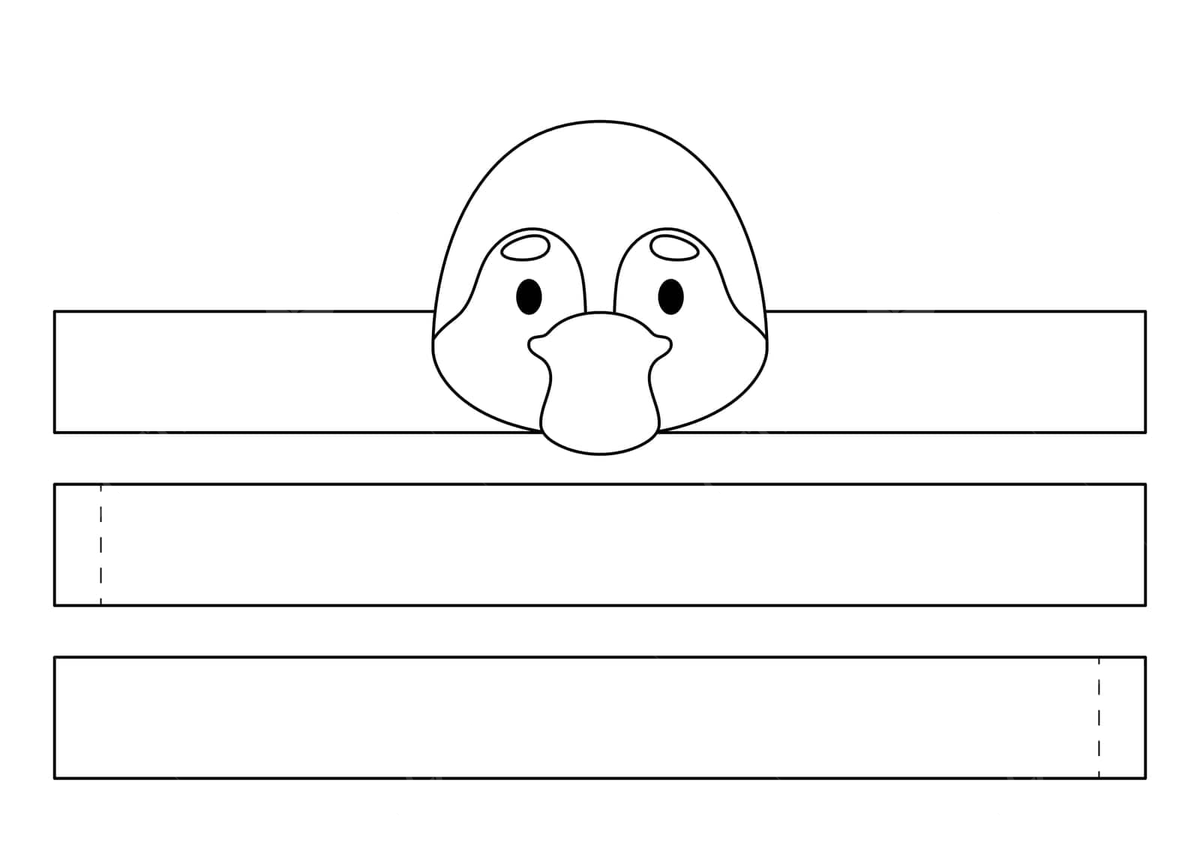 Dibujo de plantilla corona ornitorrinco diy para fitas imprimir color cortar y pegar vector png dibujos dibujo de la corona dibujo de cuervo dibujo de corbata png y vector para dcargar gratis