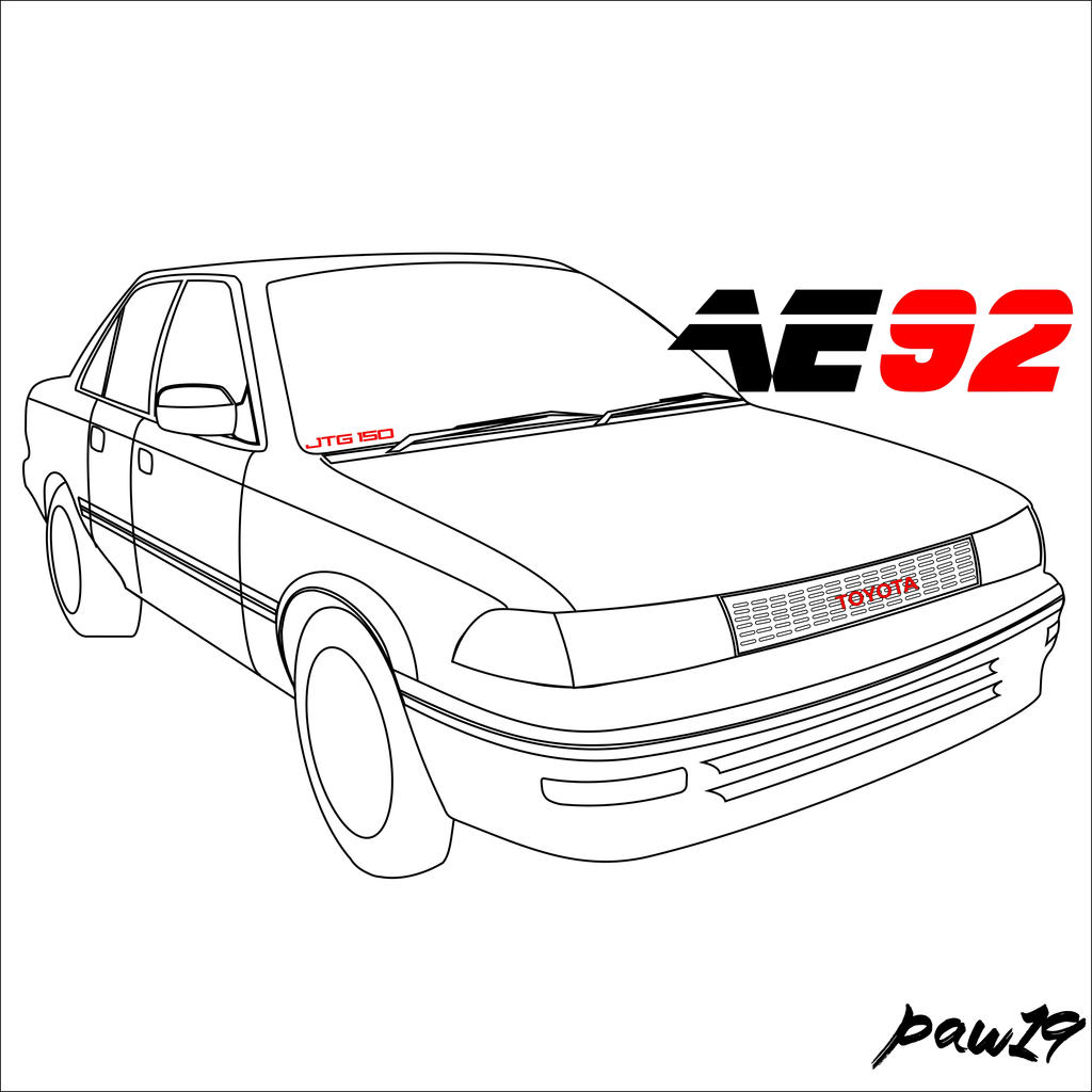 Toyota corolla ae door by priyoadi on