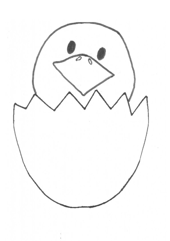 Coloring pages broken easter egg coloring pages