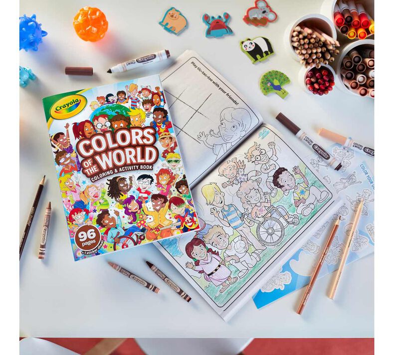 Colors of the world coloring book pages