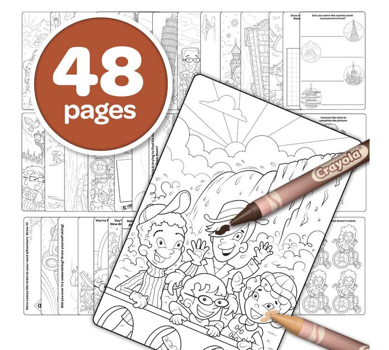 Colors of the world coloring book pages