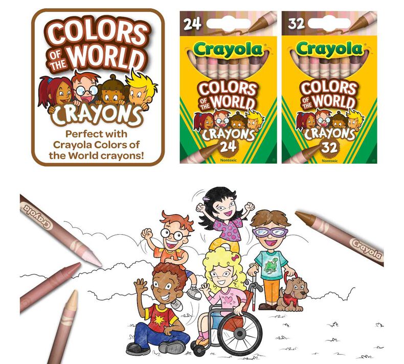 Colors of the world coloring book pages