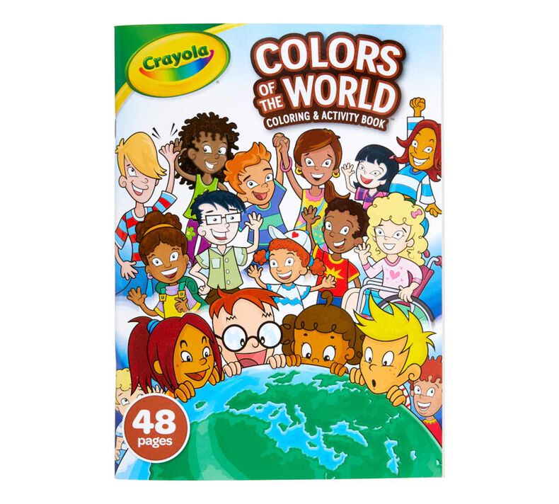 Colors of the world coloring book pages