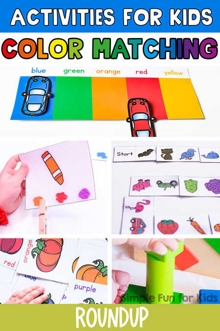 Color matching activities for kids