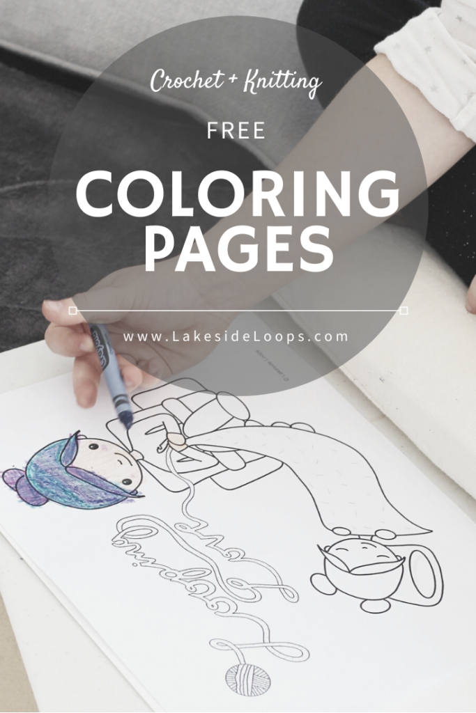 Kids crochet colouring pages â free downloads â lakeside loops