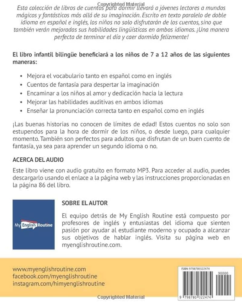 Cuentos infantiles en dos idiomas espaãol e inglãs educa a tu hijo para que sea bilingãe en espaãol e inglãs descarga de audio ideal para niãos de a aãos