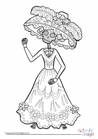 Day of the dead louring pages