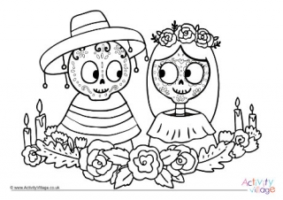 Day of the dead louring pages