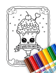 Coloring pages â draw so cute
