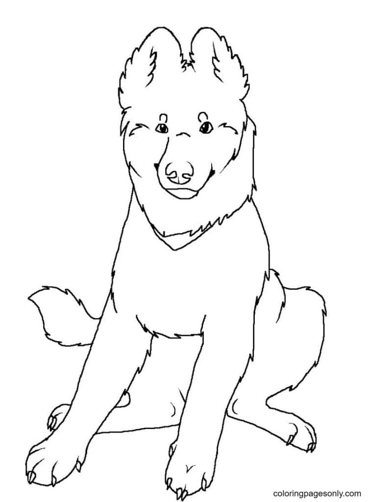 German shepherd coloring pages printable for free download