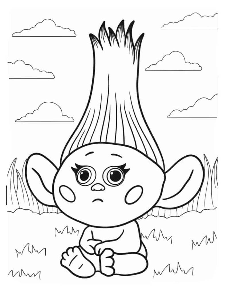 Trolls coloring pages by coloringpageswk on