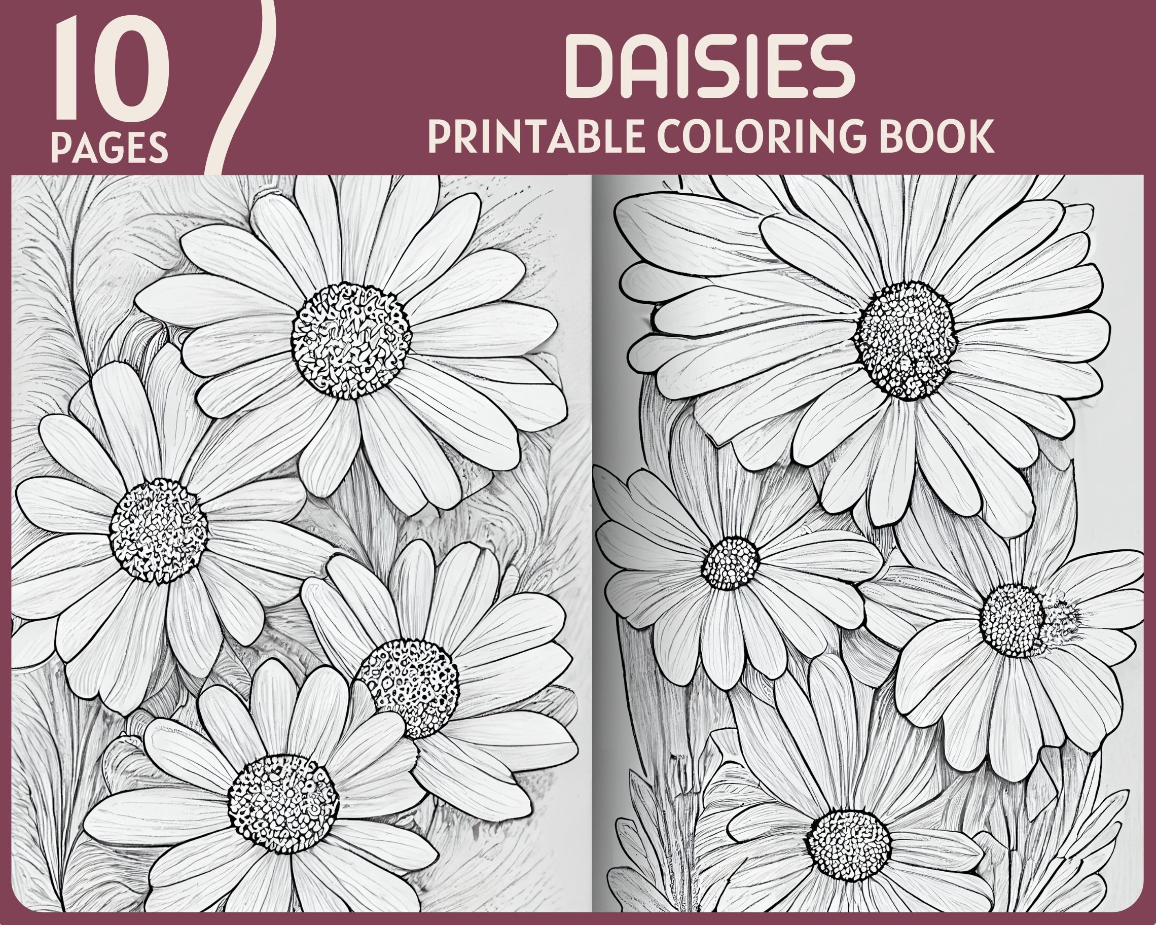 Daisy coloring sheet