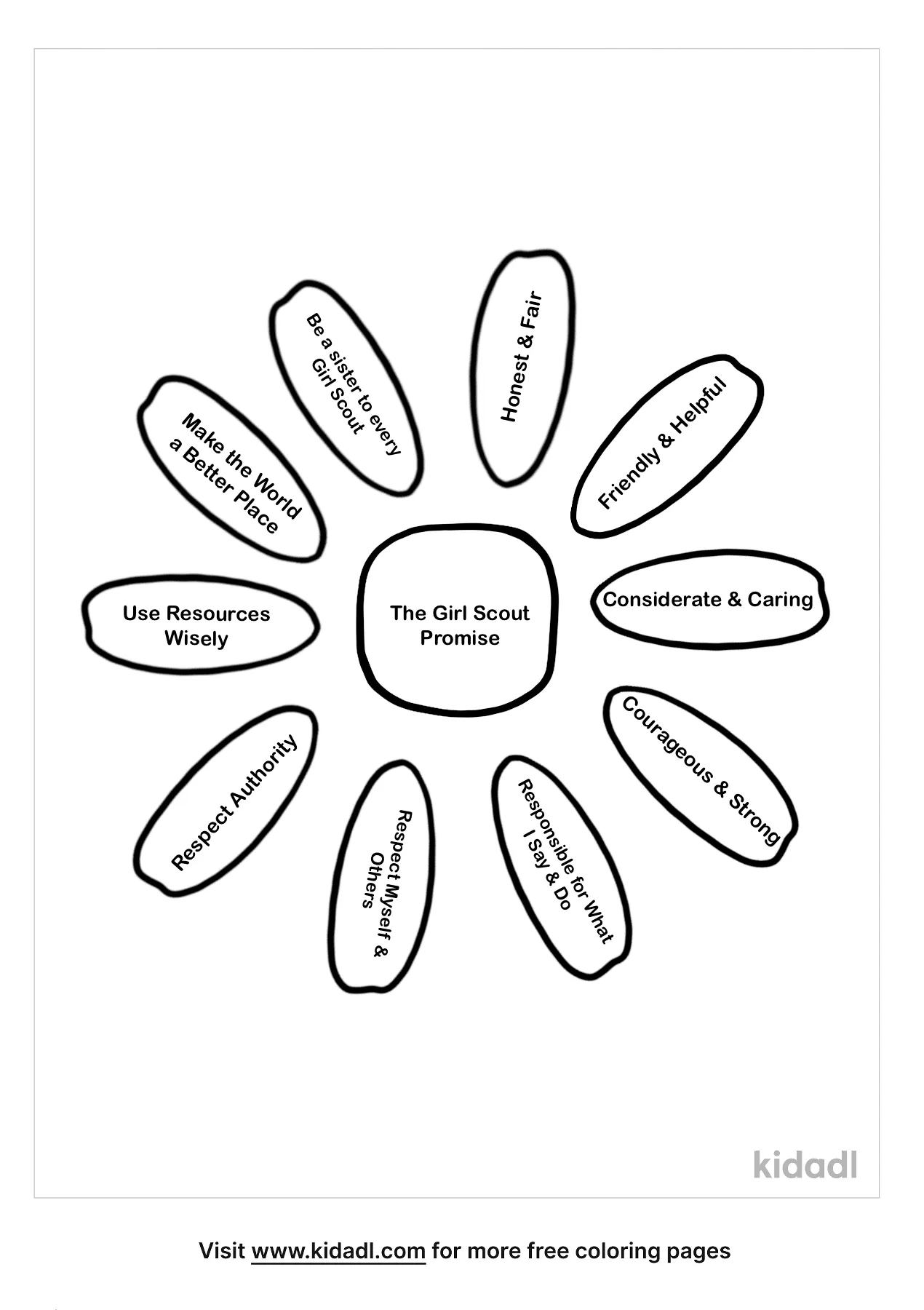 Free daisy petal coloring page coloring page printables